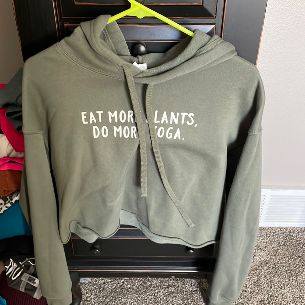 Cropped sweatshirt